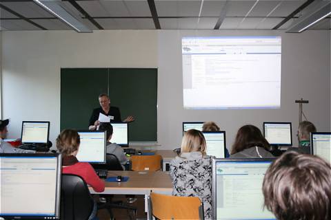 Schulung in der Jade Hochschule